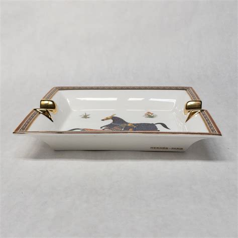 vintage hermes cigar ashtray|hermes cigar ashtray gray.